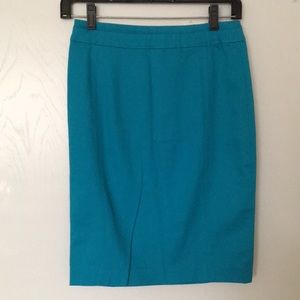 Turquoise Pencil Skirt